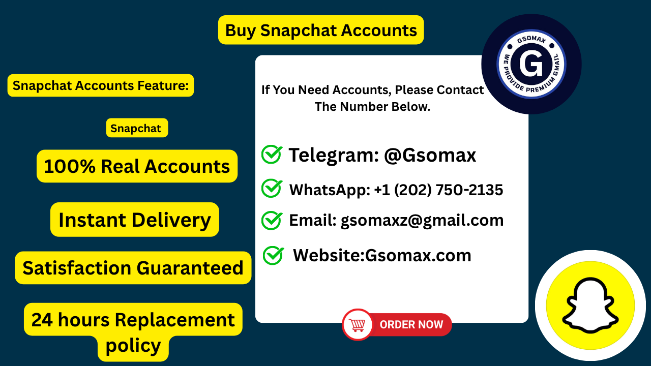 Buy Snapchat Accounts